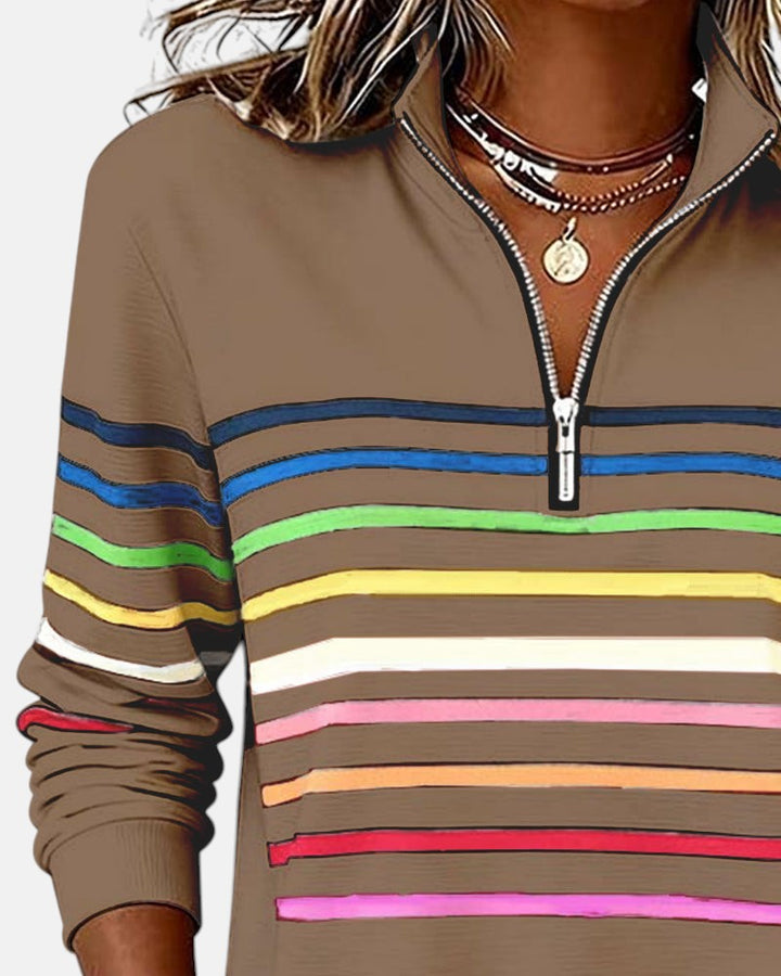 Vera | Comfortable Striped Sweater