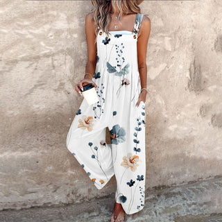 Fiona Floral Dungarees
