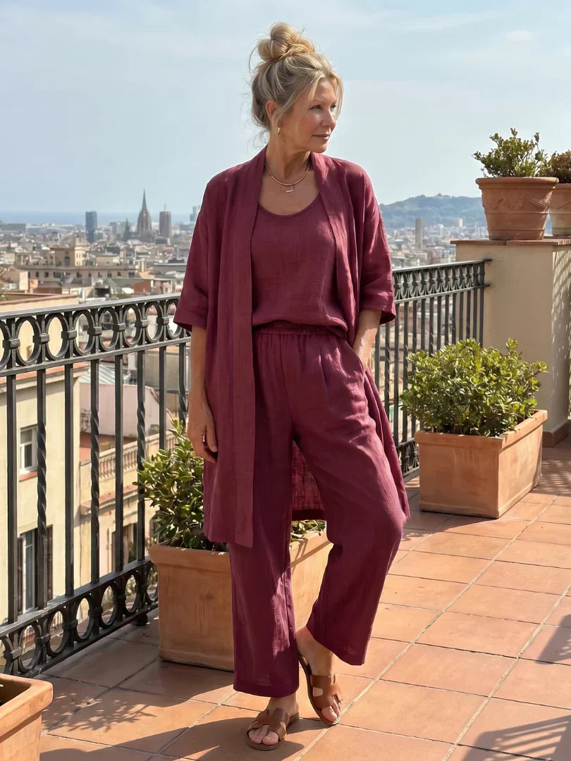 Linnea | Lightweight Linen Set