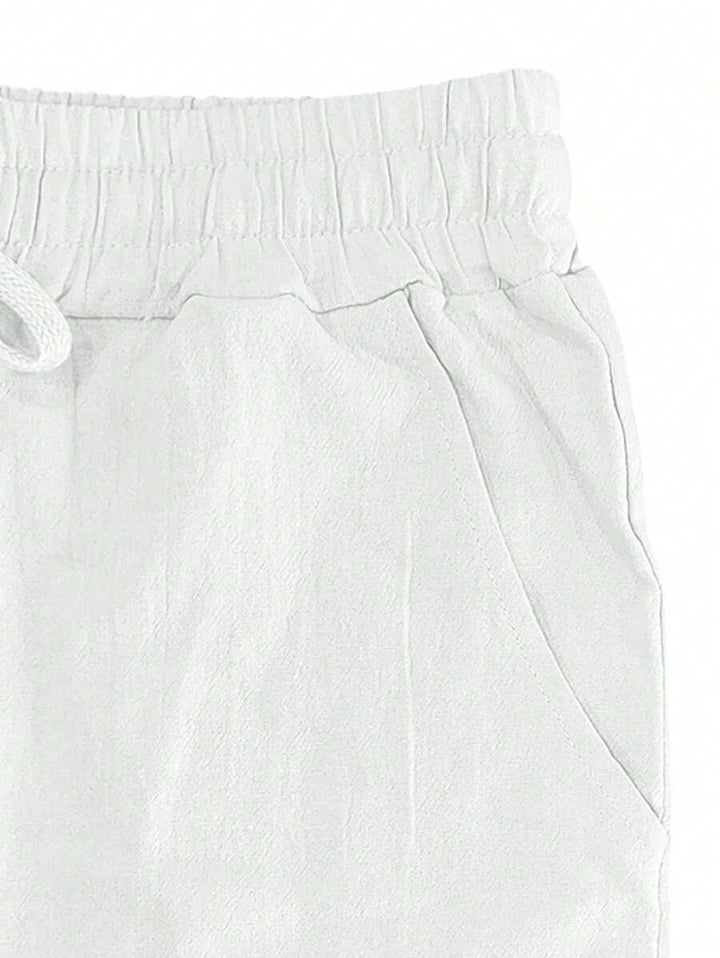 Mathis | Lightweight linen trousers with drawstring