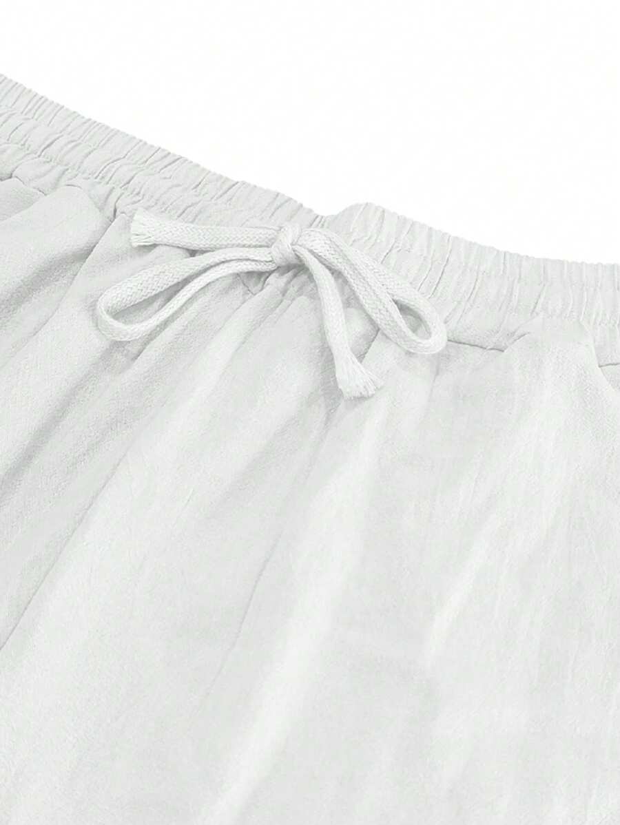 Mathis | Lightweight linen trousers with drawstring