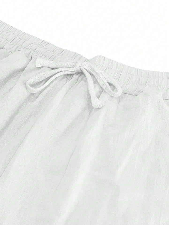 Mathis | Lightweight linen trousers with drawstring