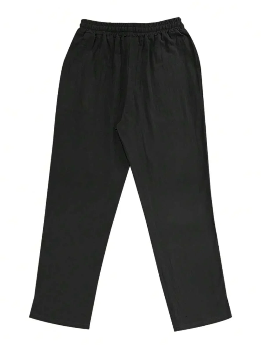 Mathis | Lightweight linen trousers with drawstring