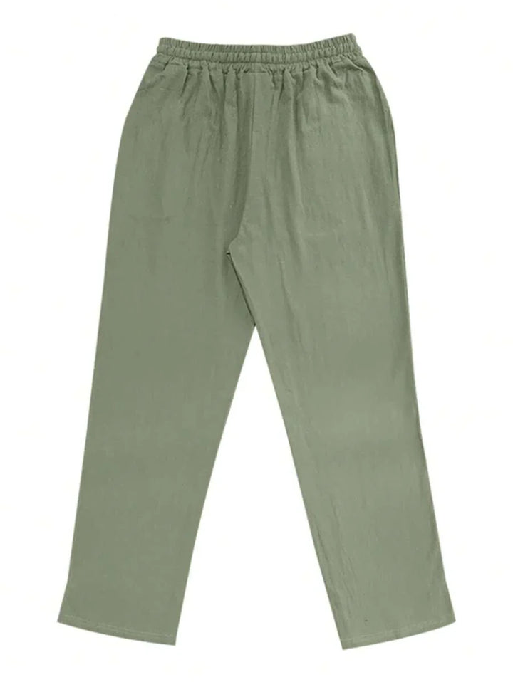Mathis | Lightweight linen trousers with drawstring
