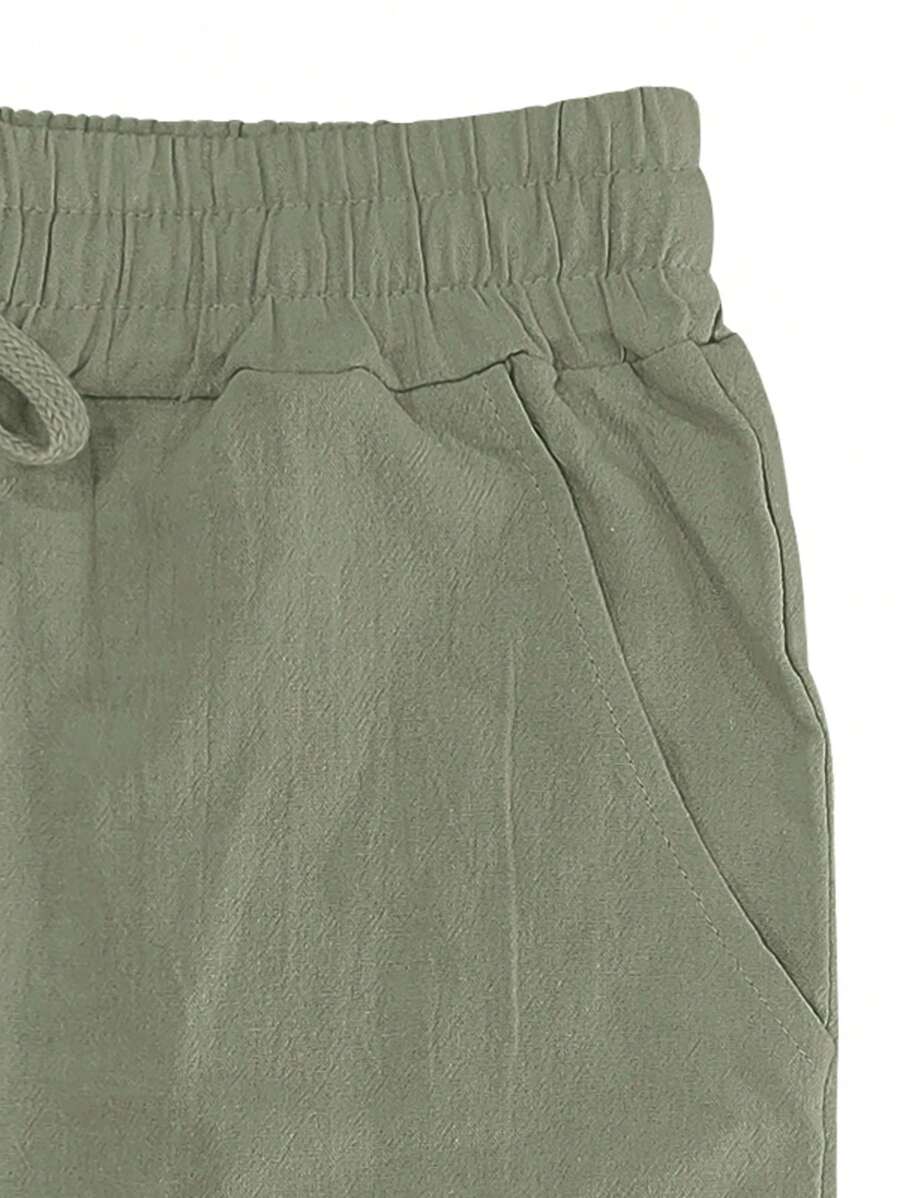 Mathis | Lightweight linen trousers with drawstring