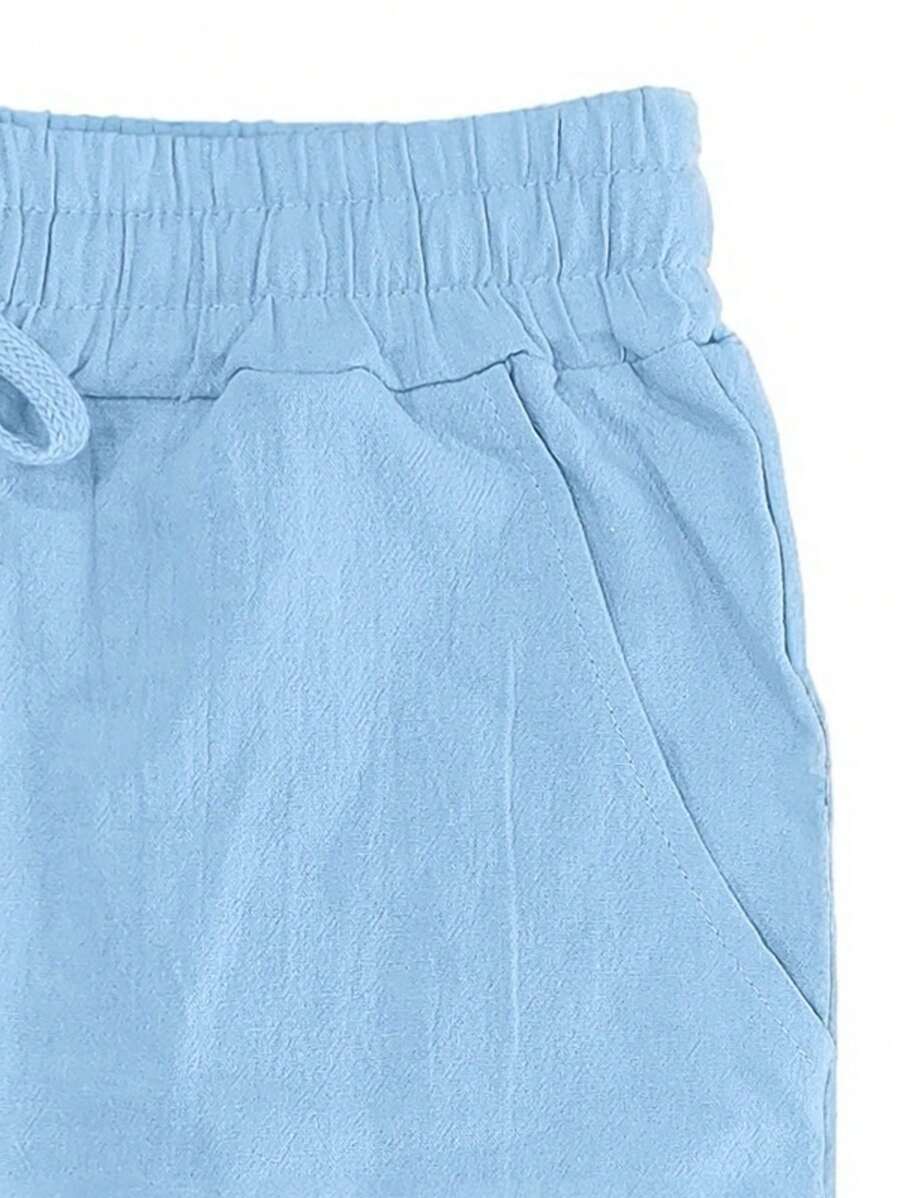 Mathis | Lightweight linen trousers with drawstring