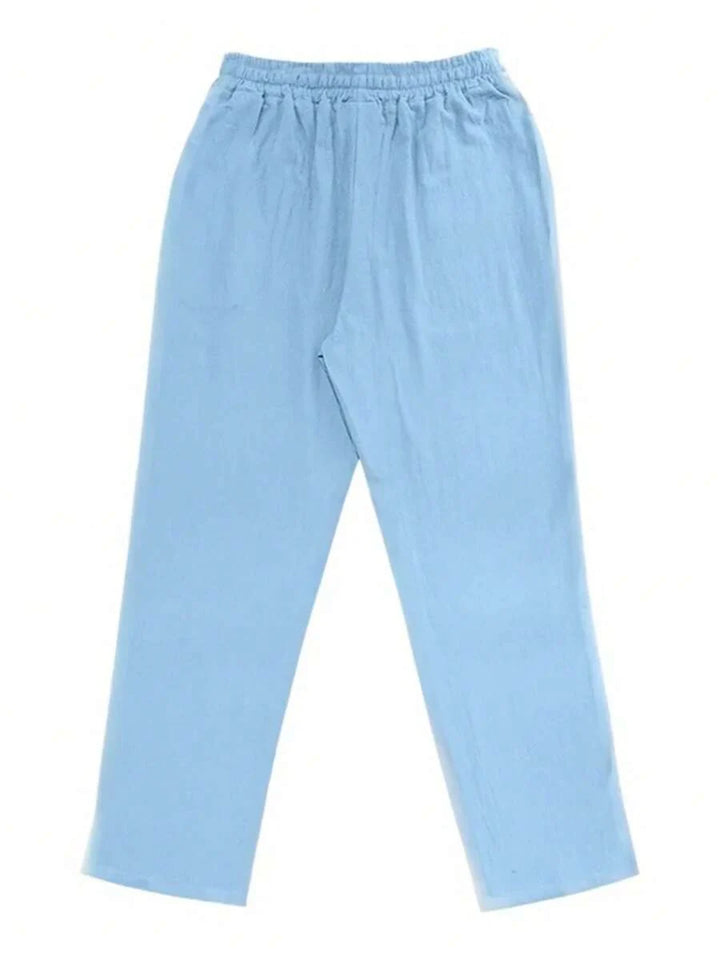 Mathis | Lightweight linen trousers with drawstring