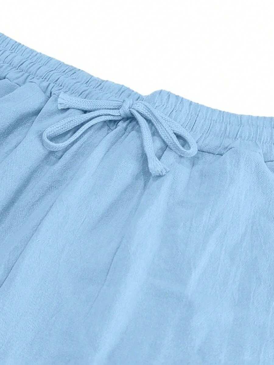 Mathis | Lightweight linen trousers with drawstring