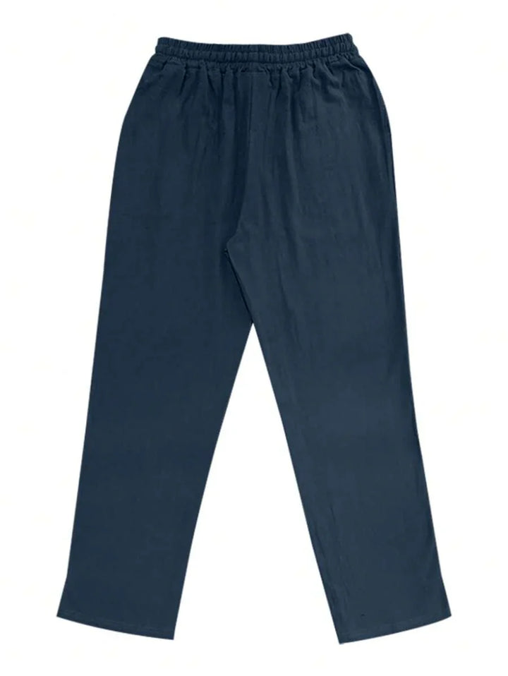Mathis | Lightweight linen trousers with drawstring