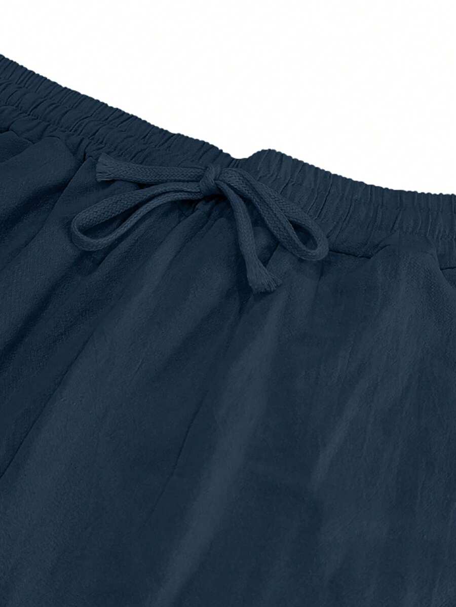 Mathis | Lightweight linen trousers with drawstring