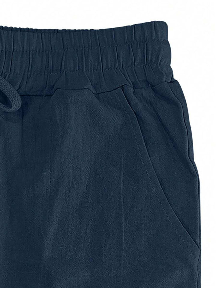 Mathis | Lightweight linen trousers with drawstring