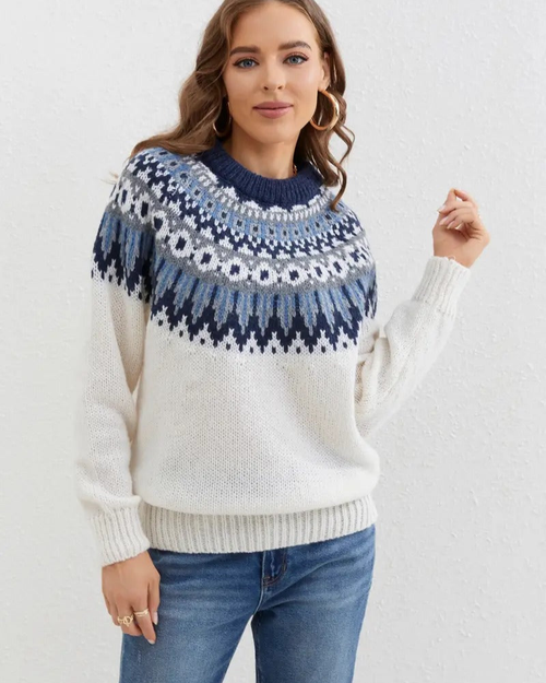 ELEANOR - VINTAGE FAIR ISLE SWEATER