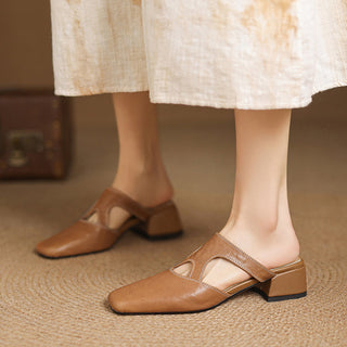 Dessa | Genuine Leather Mules