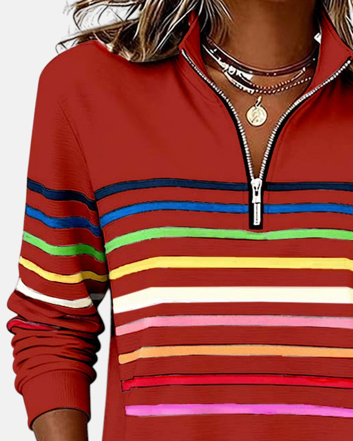 Vera | Comfortable Striped Sweater