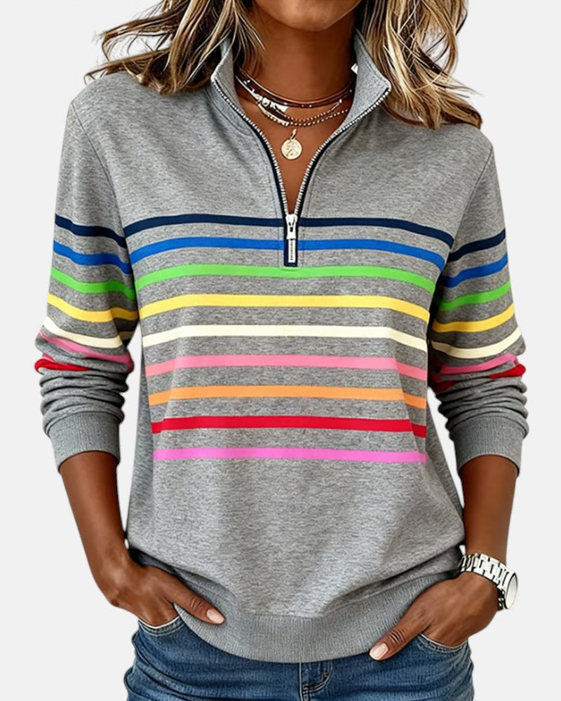 Vera | Comfortable Striped Sweater