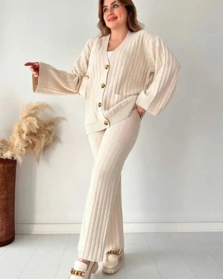 LARIANA - Casual 2-piece knitted set