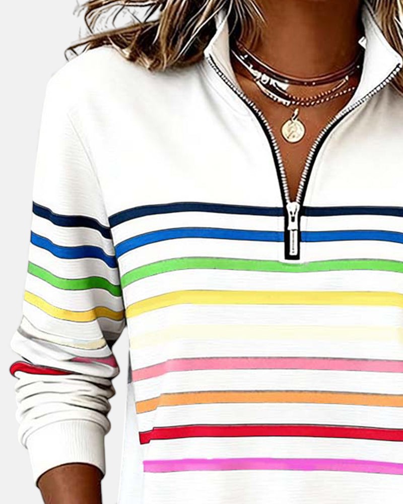 Vera | Comfortable Striped Sweater