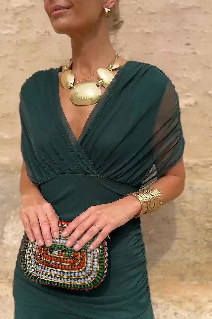 Luisa Dress with a V-neck