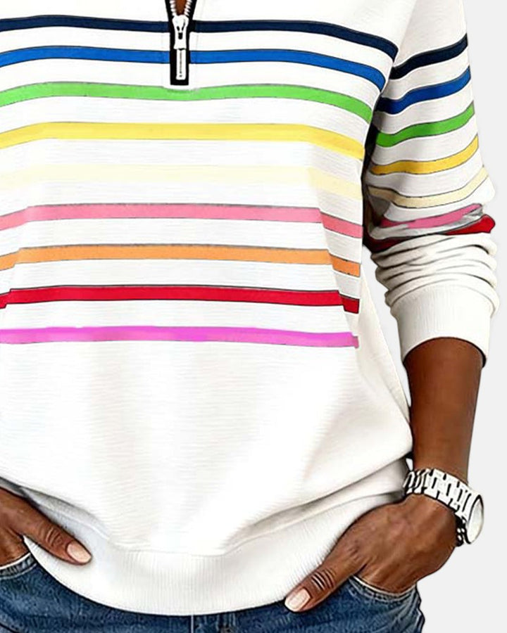 Vera | Comfortable Striped Sweater