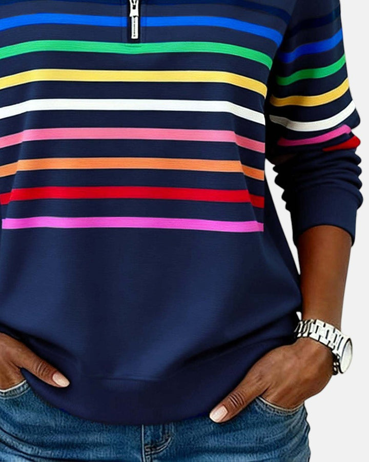 Vera | Comfortable Striped Sweater