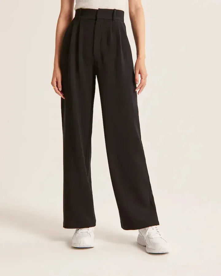 Tailored Wide-Leg Pants