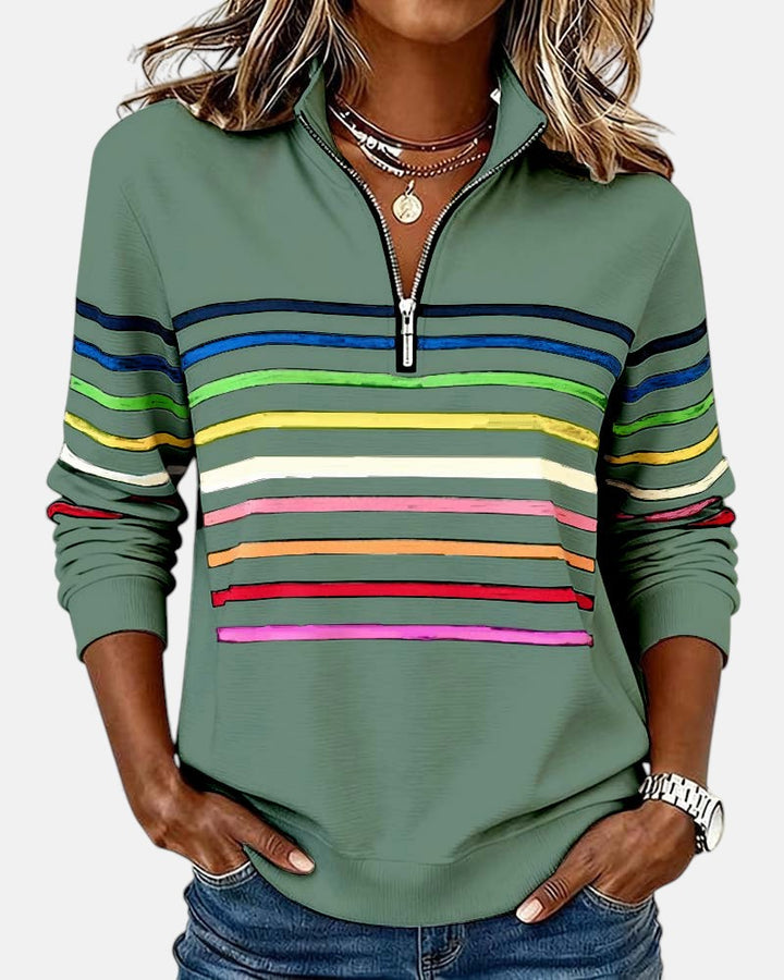 Vera | Comfortable Striped Sweater