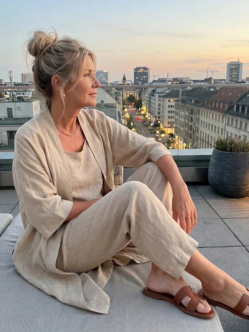 Linnea | Lightweight Linen Set