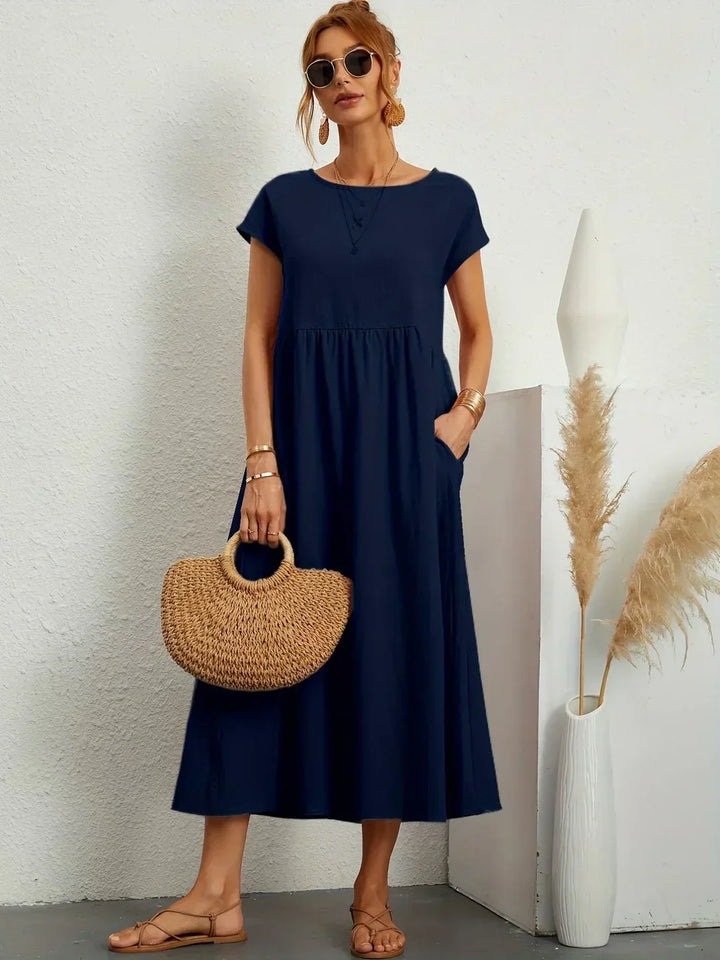 Gabrielle - Effortless Elegance Flowing Midi Dress