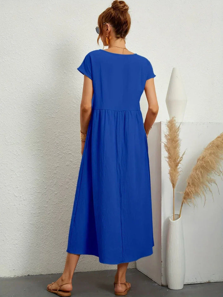 Gabrielle - Effortless Elegance Flowing Midi Dress
