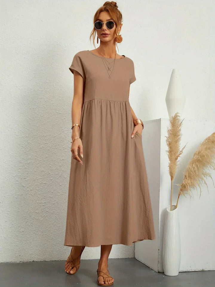 Gabrielle - Effortless Elegance Flowing Midi Dress