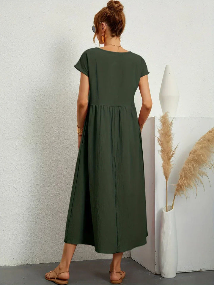 Gabrielle - Effortless Elegance Flowing Midi Dress