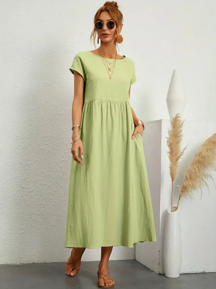 Gabrielle - Effortless Elegance Flowing Midi Dress