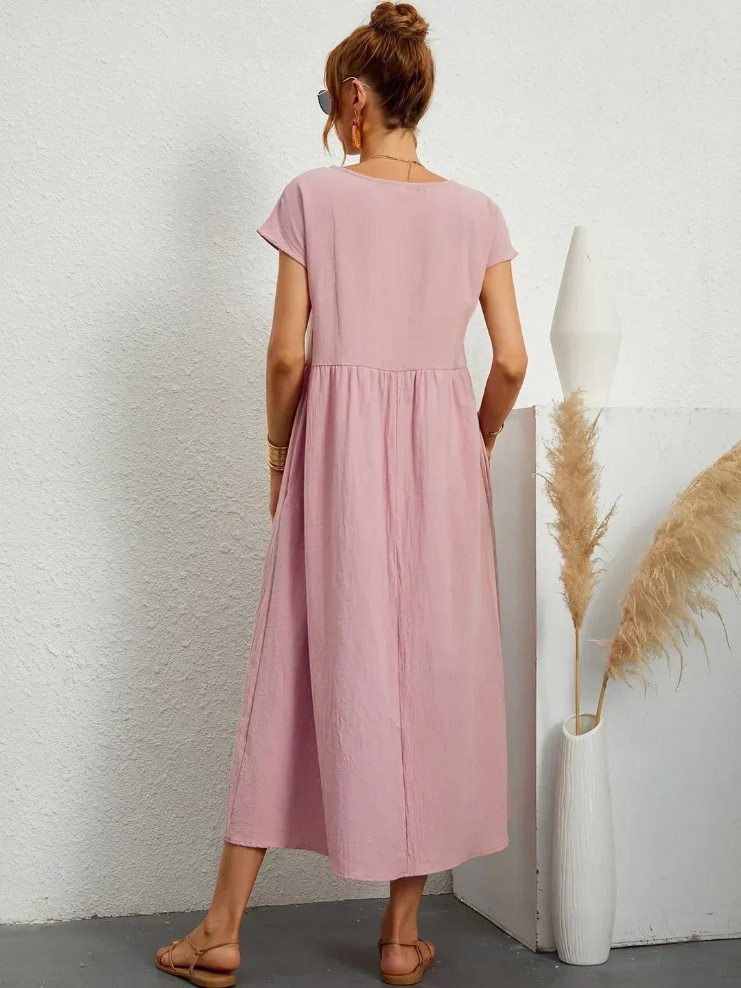 Gabrielle - Effortless Elegance Flowing Midi Dress