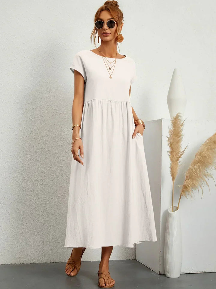 Gabrielle - Effortless Elegance Flowing Midi Dress