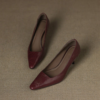 Zala | Genuine Leather Heels