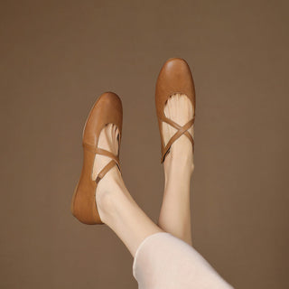 Zeor | Genuine Leather Flats