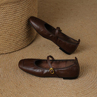 Wani | Leather Flats