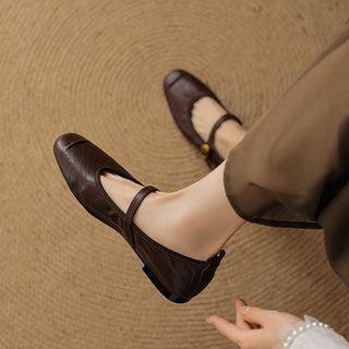Wani | Leather Flats