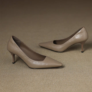 Zala | Genuine Leather Heels