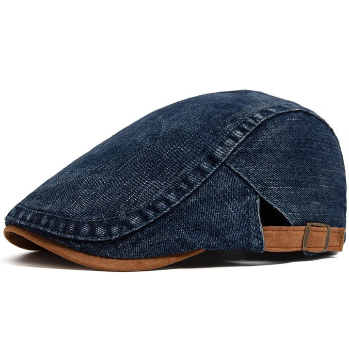 Cadre Dore | Premium Denim Flat Cap