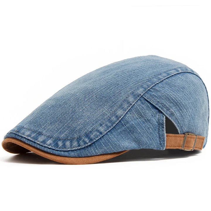 Cadre Dore | Premium Denim Flat Cap