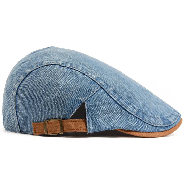 Cadre Dore | Premium Denim Flat Cap