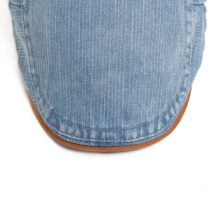 Cadre Dore | Premium Denim Flat Cap