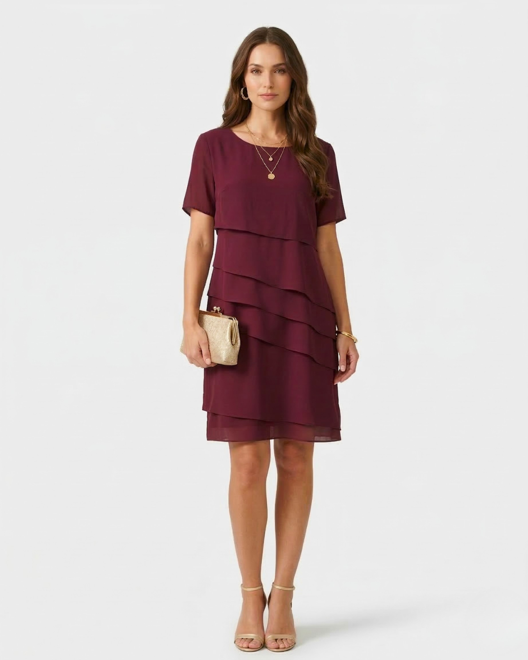 VELORA – CHIC SUMMER MIDI DRESS