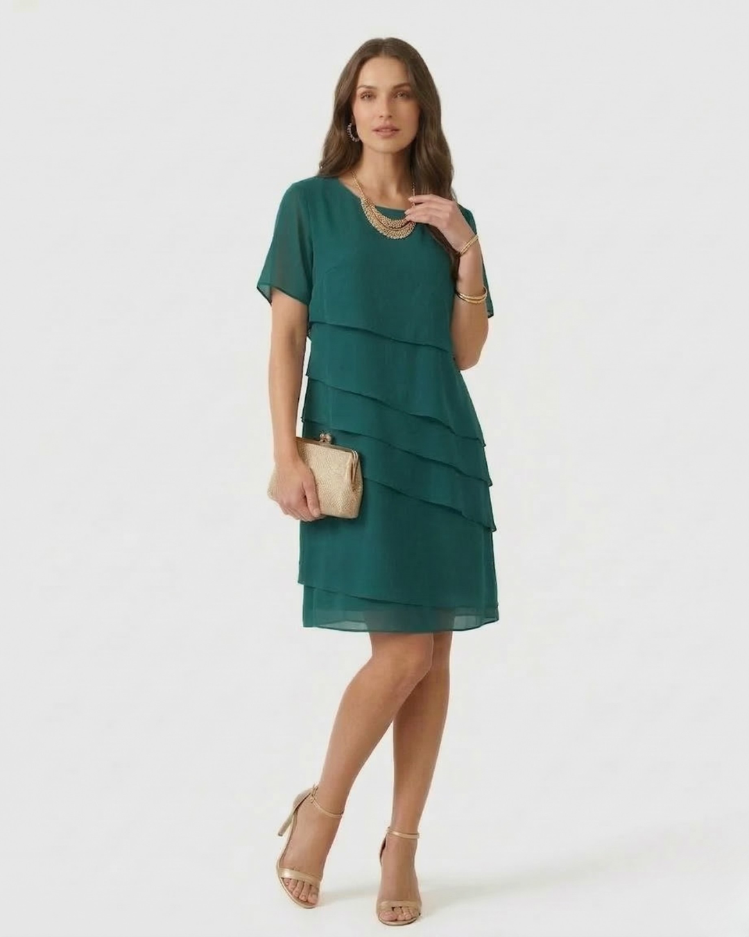 VELORA – CHIC SUMMER MIDI DRESS