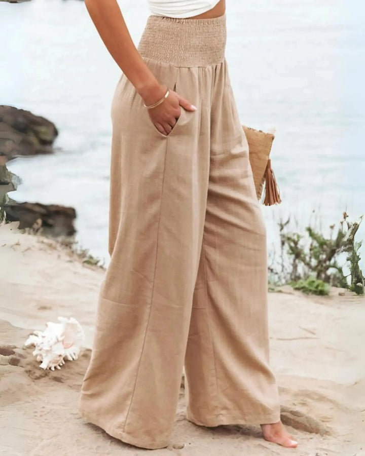 Ubud - High waist cotton pants