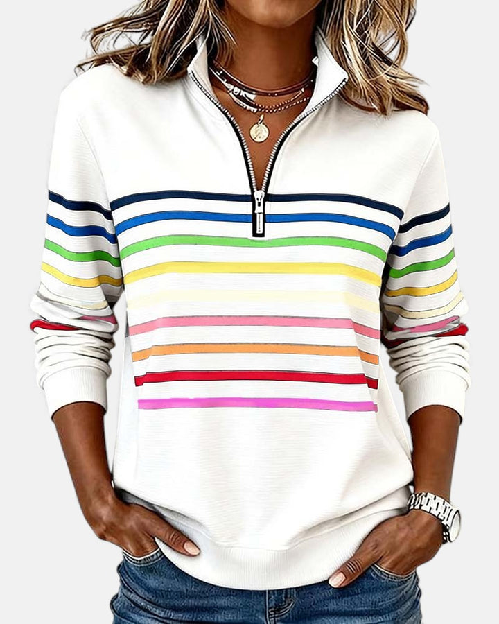 Vera | Comfortable Striped Sweater