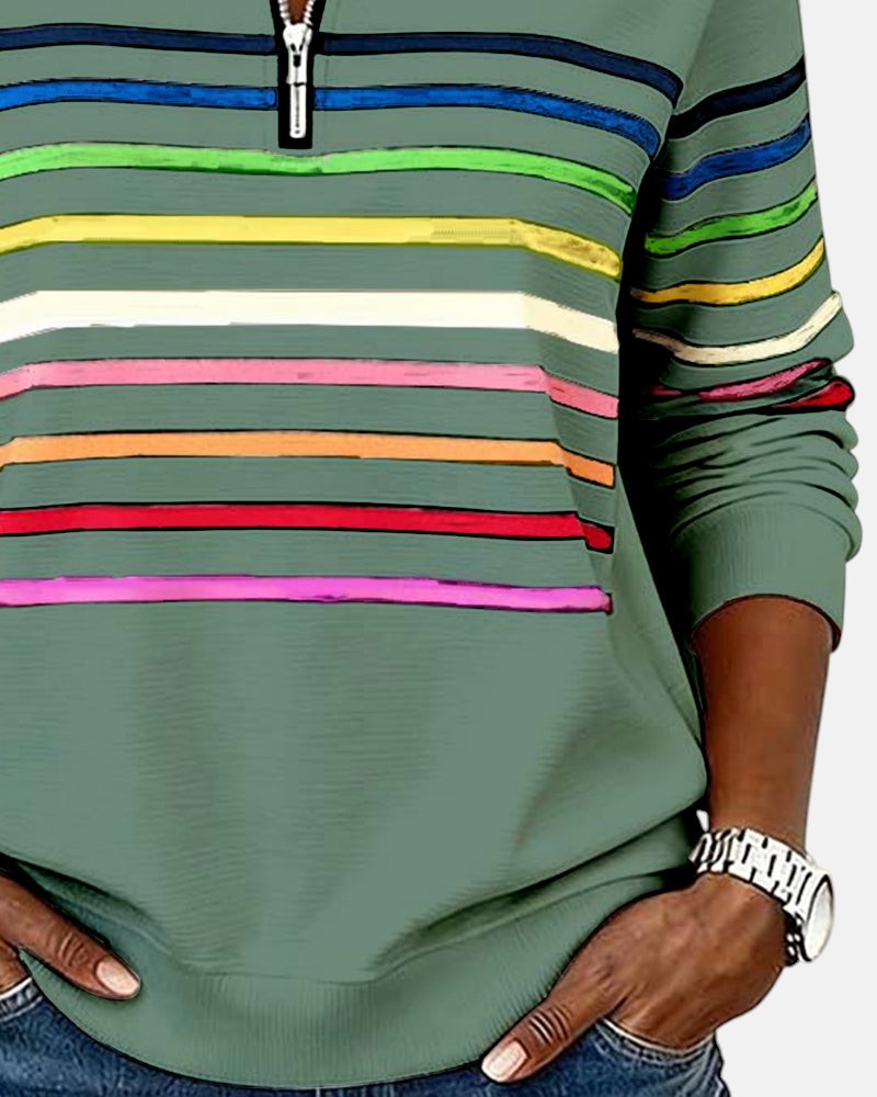 Vera | Comfortable Striped Sweater