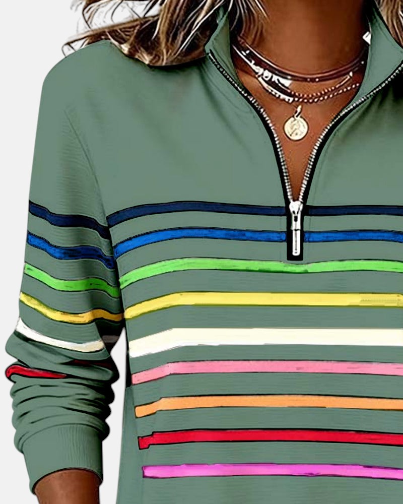 Vera | Comfortable Striped Sweater