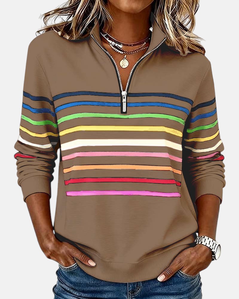 Vera | Comfortable Striped Sweater